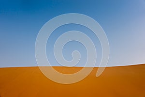 Abstract image of the surface of a dune in the Sahara in Sudan photo