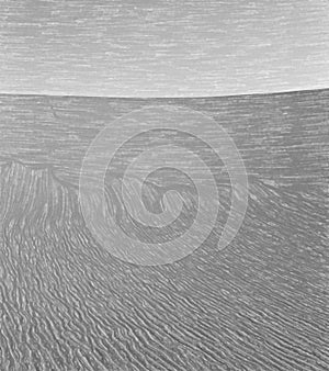 Abstract image of the surface of a dune in the Sahara in Sudan photo