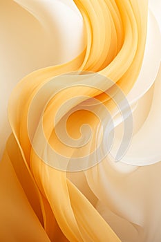 an abstract image of a yellow and white fabric