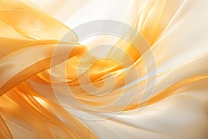 an abstract image of a yellow and white fabric