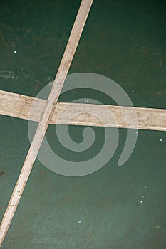 abstract images of a circus tent in green color with white stripes