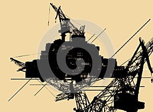 Abstract industrial background