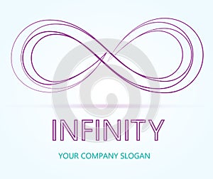 Infinity logo business vector