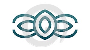 Abstract Infinity Loop Icon, Continuous Process Symbol, vector design Generative AI