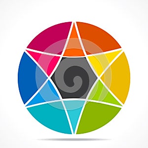 Abstract info-graphics design