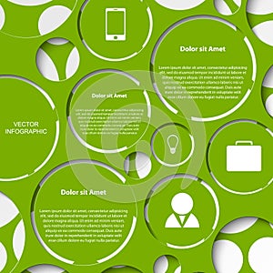 Abstract infographic. Modern design template