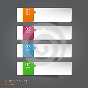 Abstract infographics banner, label, tag designs t