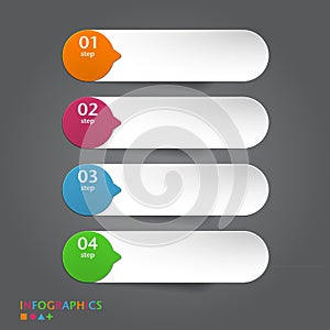 Abstract infographics banner, label, tag designs t