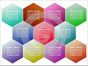 Abstract Infographics Business Template with Text Place Holder EPS file included