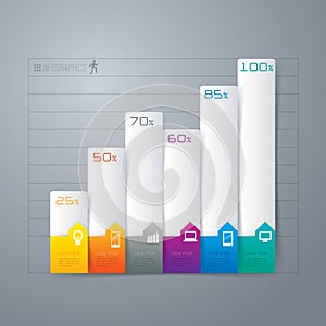 Abstracto infografias plantilla diseno 