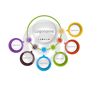 Abstract infographics. Vector illustration