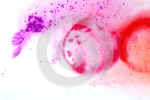 Abstract ink background. Marble style. Colorful paint stroke texture on white background. Wallpaper for web and game design. Grung