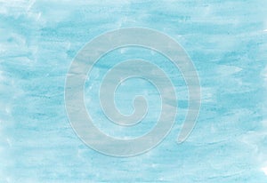 Abstract texture brush ink background blue aquarel watercolor splash hand paint on white background