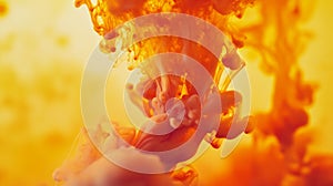 Abstract Ink Drops in Water