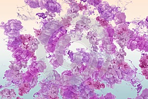 Abstract ink water color background