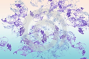 Abstract ink water color background