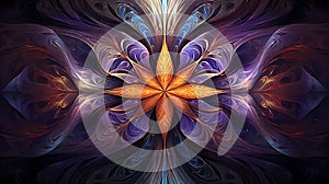 abstract, insanely beautiful meditation image, mystical patterns, magical colors, intricate textures , generated by AI