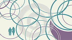 Abstract Interconnected Hexagonal Network Futuristic Design, Generative AI