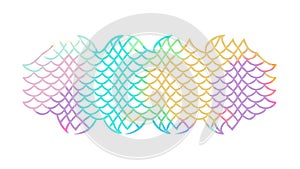Abstract Interconnected Mesh Pattern. Modern Technology and Network, vector design Generative AI