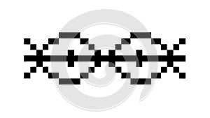Abstract Interlocking Blocks Pattern. Modern and Textured Design, vector design Generative AI