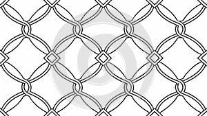 Abstract Interlocking Chain Pattern Vector, vector design Generative AI
