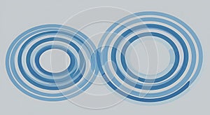Abstract Interlocking Circles Background