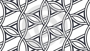 Abstract Interlocking Pattern: Modern Geometric Design Element, vector design Generative AI