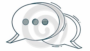 Abstract Interlocking Rings Pattern, Connection and Unity, vector design Generative AI