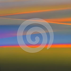 An abstract interpretation of a sunset, with textured and gradient colors resembling the colors of the sky2, Generative AI