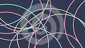 Abstract Intersecting Curved Lines Dynamic Pattern Vector, vector design Generative AI