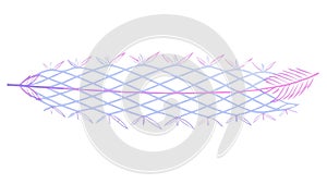 Abstract Intersecting Grid: Modern Geometric Pattern Design, vector design Generative AI