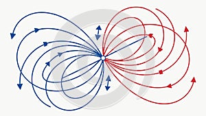 Abstract intersecting lines dynamic geometric graphic, vector design Generative AI
