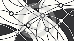 Abstract Intersecting Lines, Dynamic Geometric Pattern, vector design Generative AI