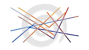 Abstract Intersecting Lines, Dynamic Geometric Pattern, vector design Generative AI