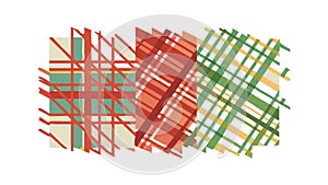 Abstract intersecting lines geometric grid pattern design, vector design Generative AI