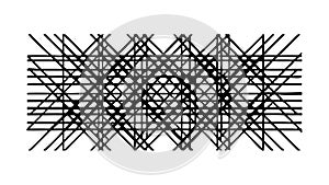 Abstract Intersecting Lines Pattern for Complex Tech Backgrounds, vector design Generative AI