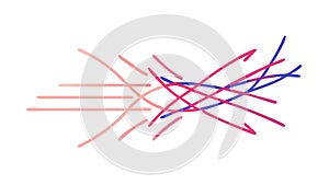 Abstract Intersecting Lines Vector, Dynamic and Geometric Design, vector design Generative AI