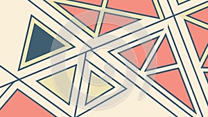 Abstract Intersecting Triangle Pattern, Dynamic Geometric Art, vector design Generative AI