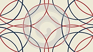 Abstract Intersecting Wavy Lines, Geometric Pattern Background, vector design Generative AI