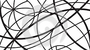 Abstract Intertwined Dynamic Lines Pattern, Vector, vector design Generative AI