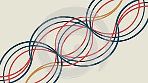 Abstract Intertwining Lines Dynamic Flow Pattern, vector design Generative AI