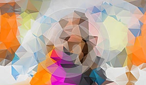 abstract irregular polygon background with a triangle pattern in