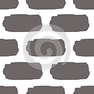 Abstract irregular striped block motif. Vector illustration. Dark background with minimalistic elements. Striped texture seamless