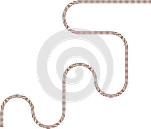 abstract irregular zigzag rounded waves