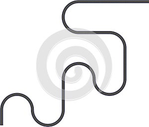 abstract irregular zigzag squared waves