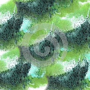 abstract isolated Green, black watercolor stain raster illustrat