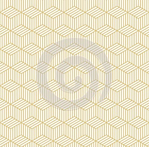 Abstract isometric 3d cube pattern background vector image
