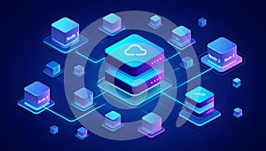 Abstract Isometric Cloud Computing Network with Nodes and Servers technology