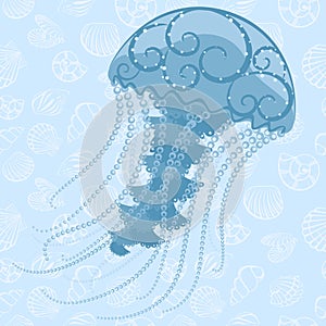 Abstract Jellyfish