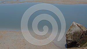 Abstract, Jetty Breakwater on Fernandina Beach, Fort Clinch State Park, Nassau County, Florida USA